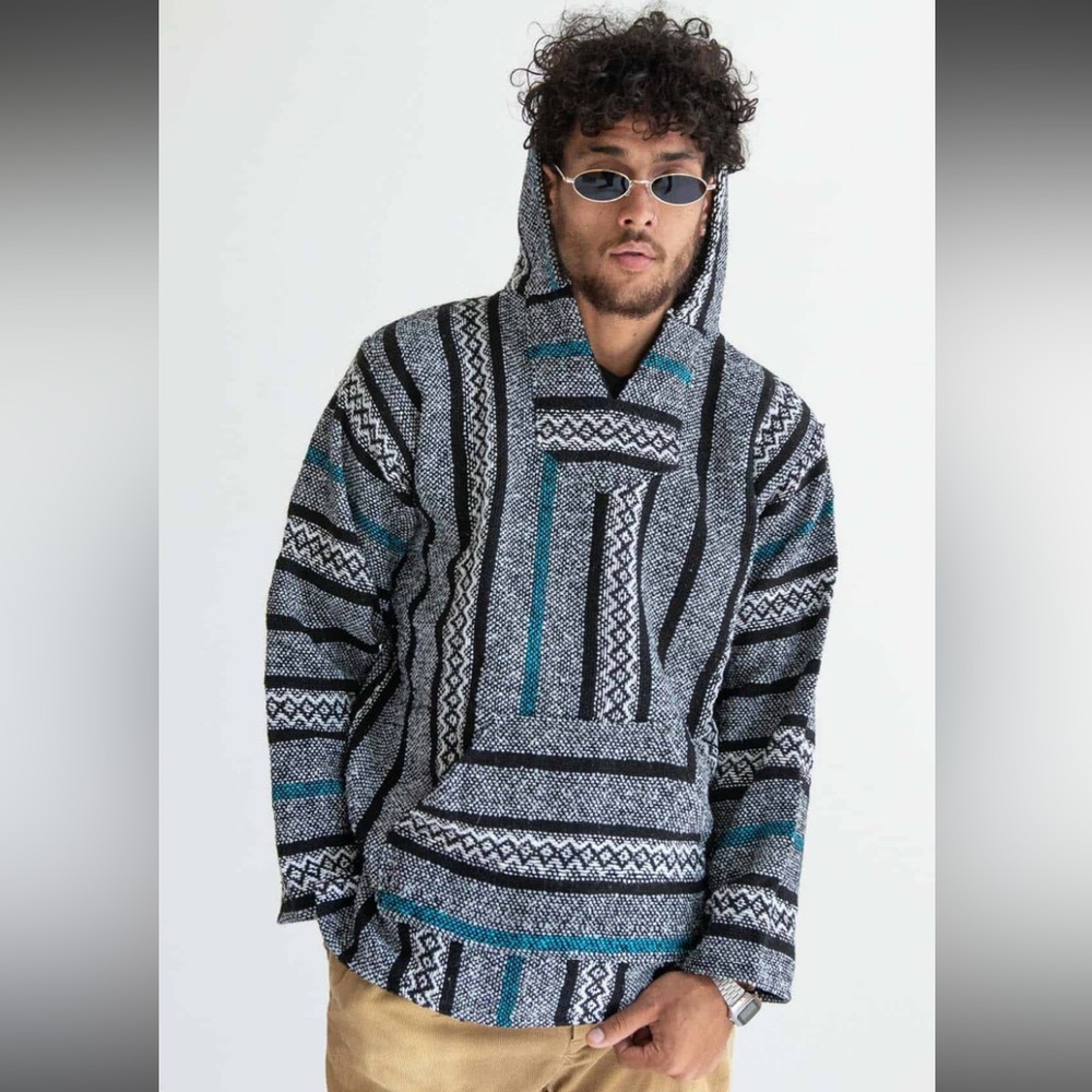 Baja Joe Charcoal Greca Hoodie